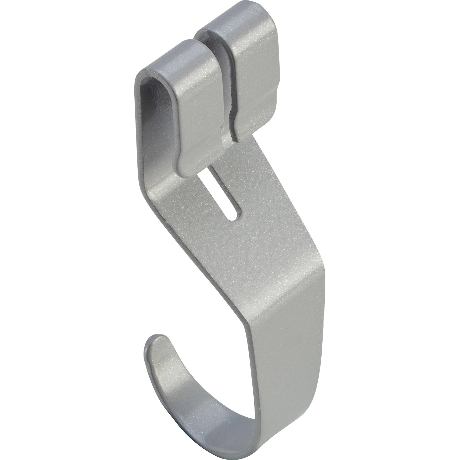 Kovový multifunkční háček stříbrný, 3 ks, 3 x 8 cm