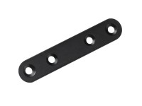 Hettich Spojovací destička, černá, 80 x 15 x 2 mm
