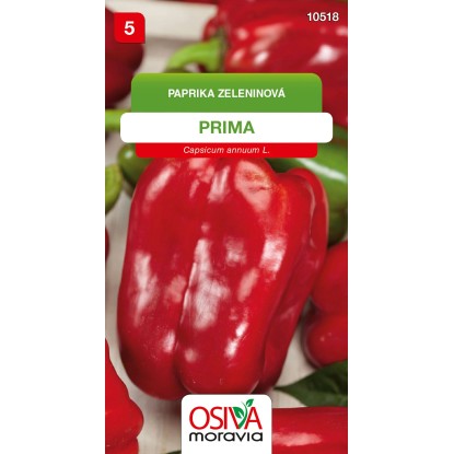 Semínka Paprika zeleninová Prima (Capsicum annuum L.)