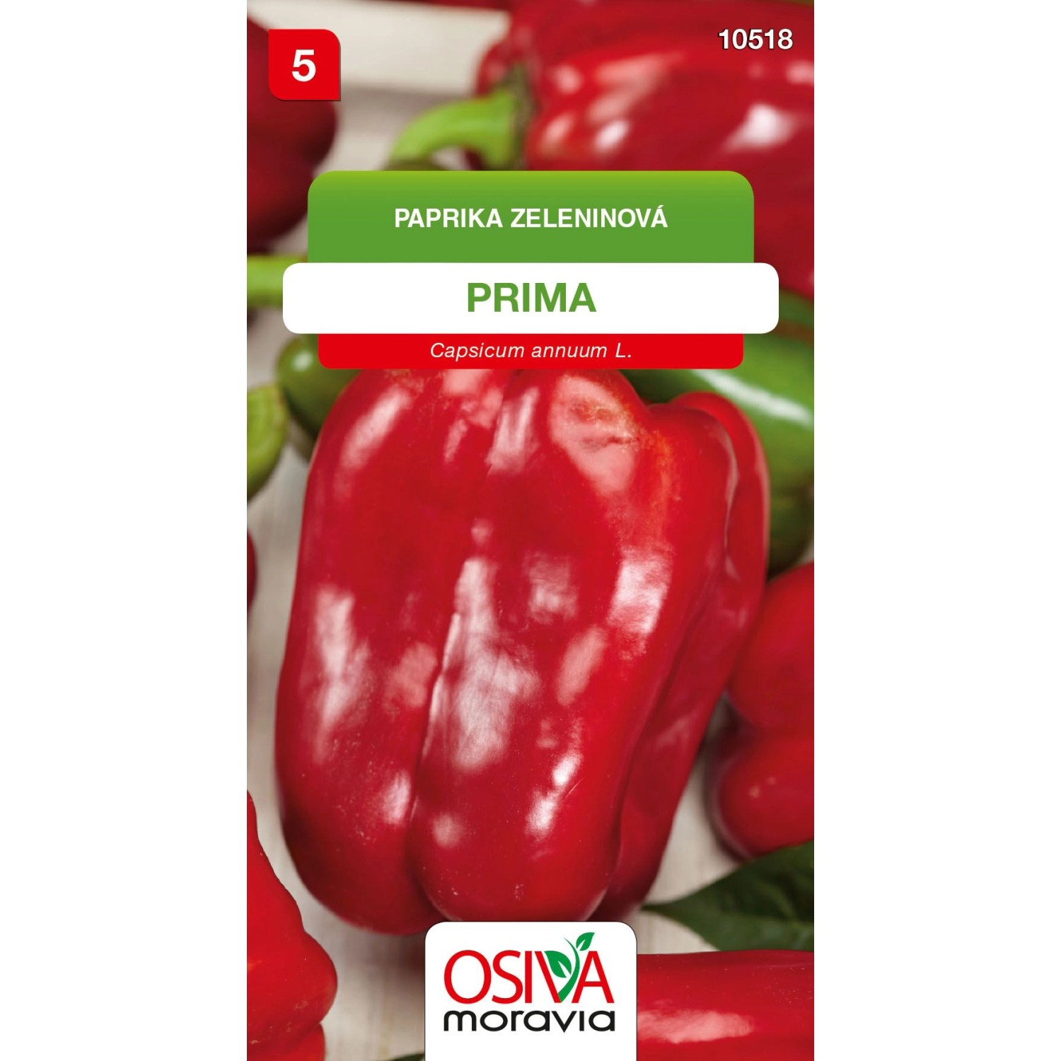 Semínka Paprika zeleninová Prima (Capsicum annuum L.)