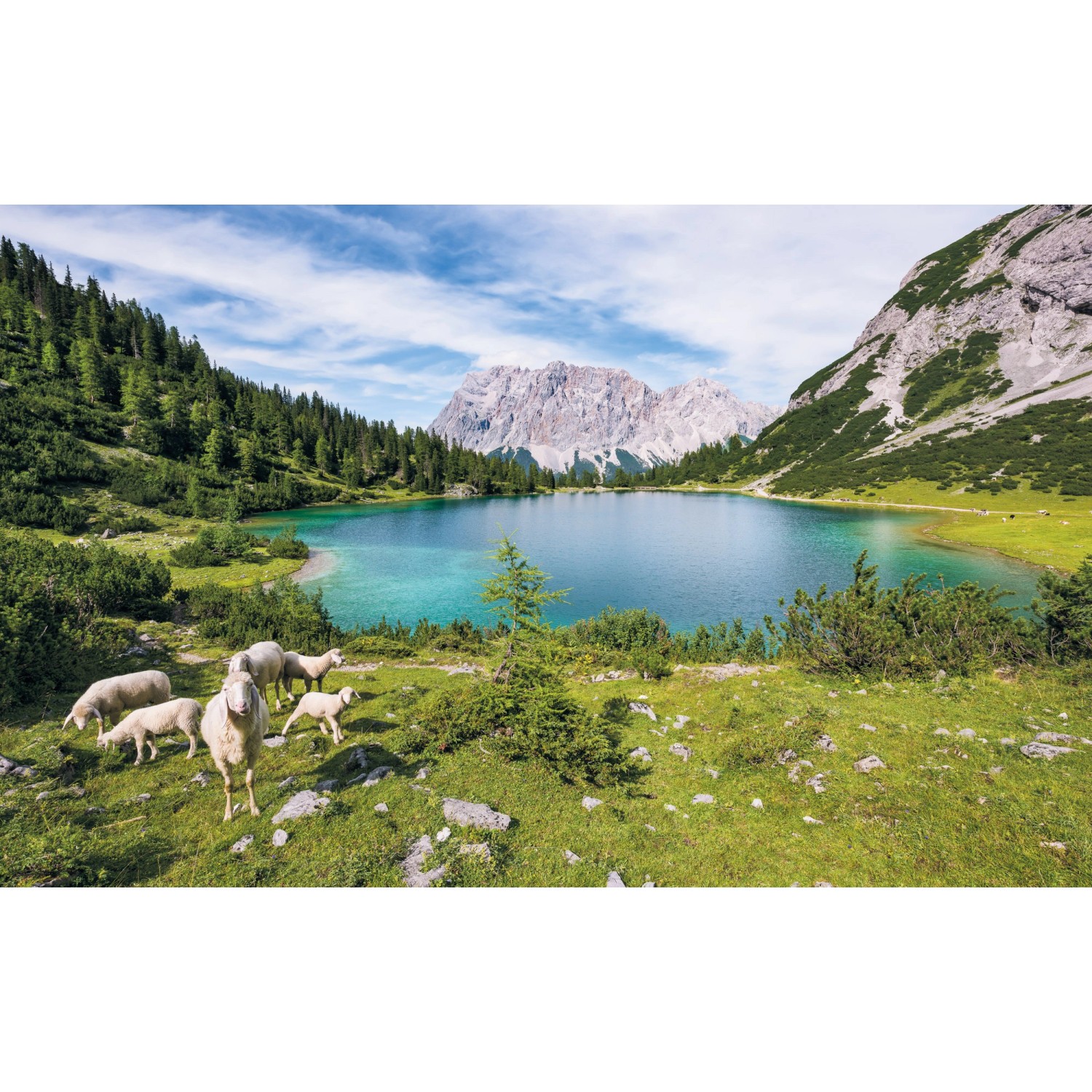 Komar Vliesová fototapeta Paradise Lake 400 x 250 cm