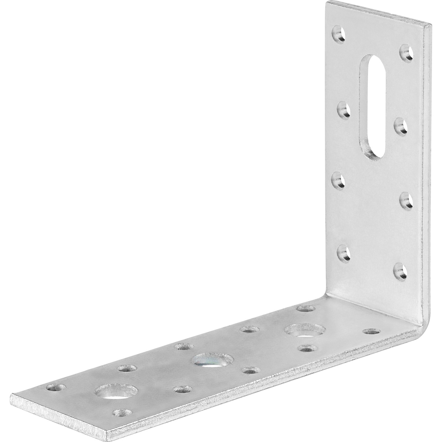Spojovací úhelník, pozinkovaný, 120 mm x 90 mm x 40 mm