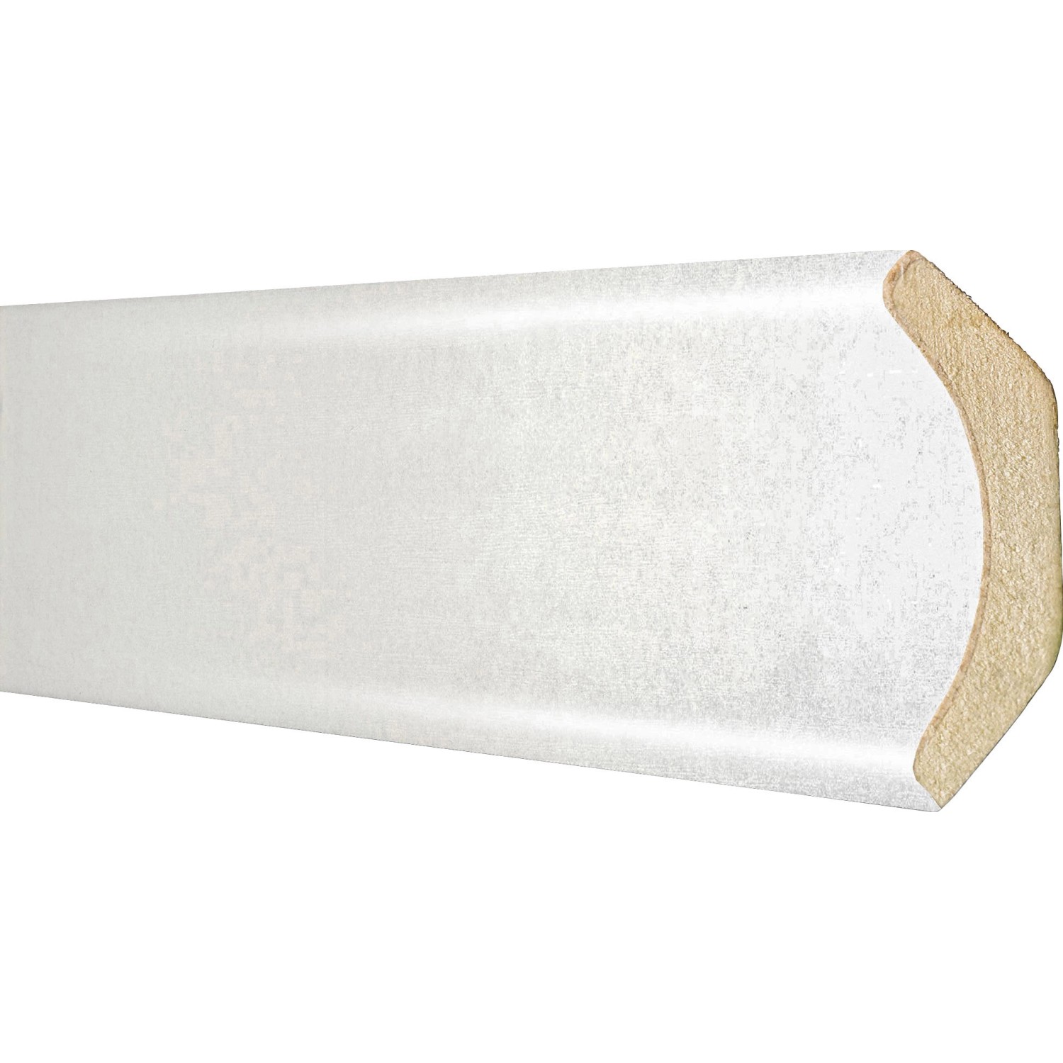 Profilová lišta, strukturovaná bílá fóliovaná, 22 x 22 mm, délka 2600 mm