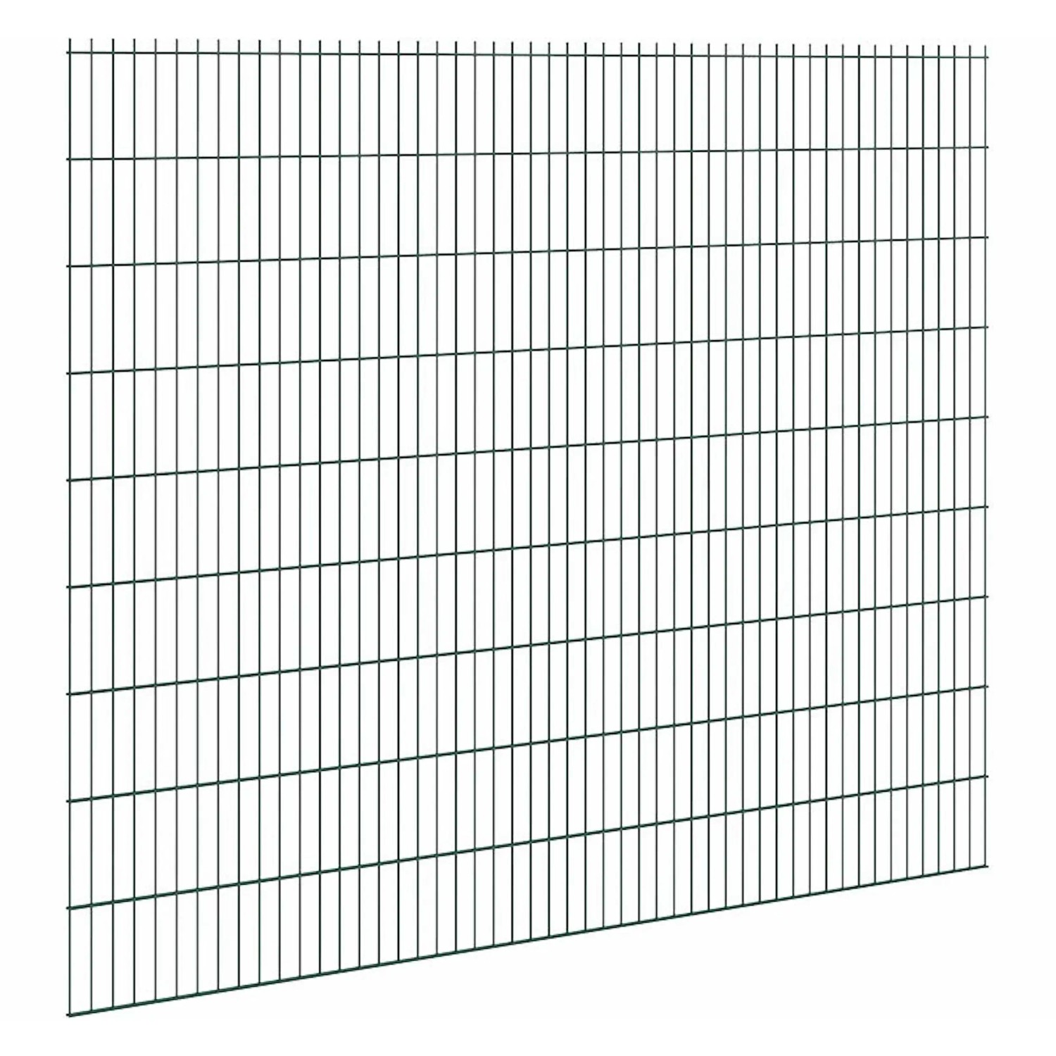 Floraworld Drátěný plotový panel, dvojitý 6/5/6, zelená, 183 x 251 cm