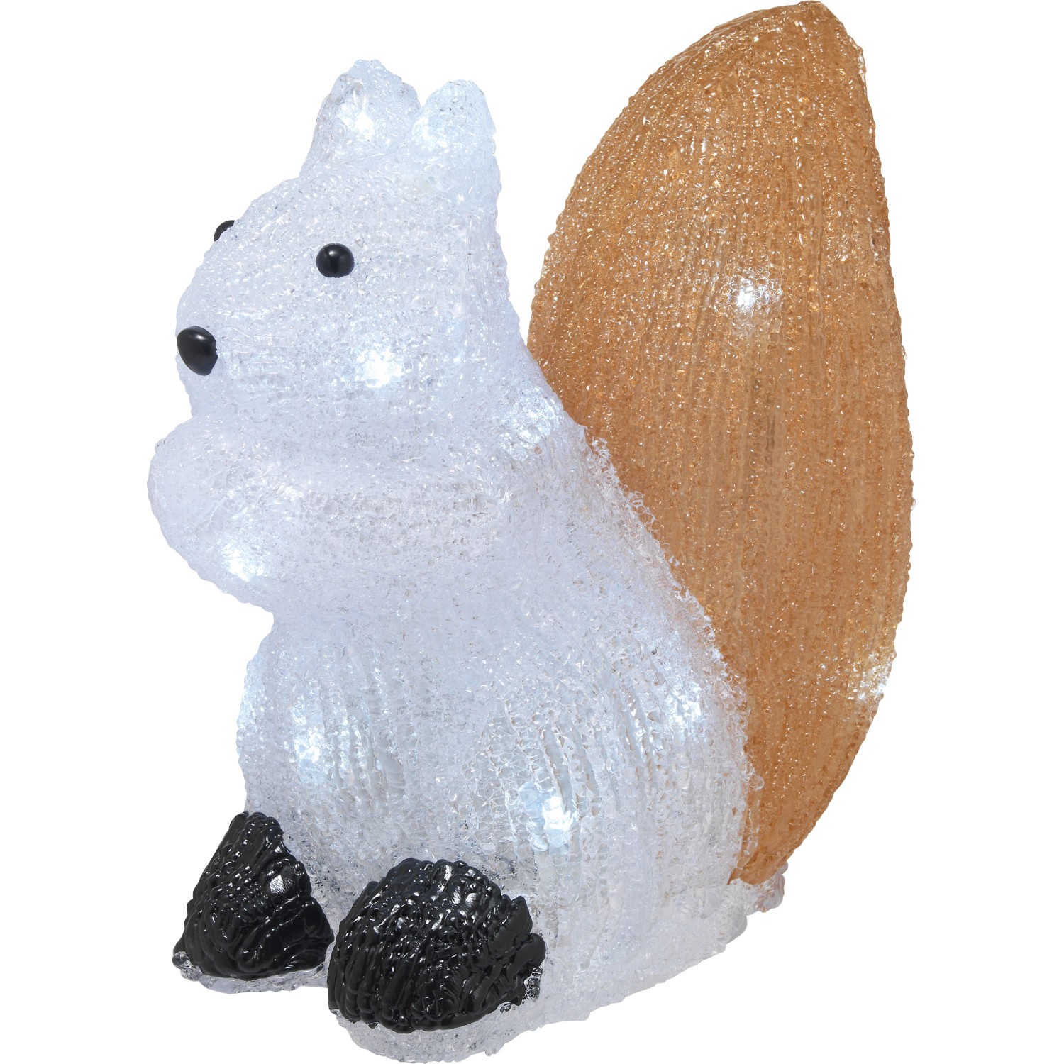 Exteriérová LED dekorace figurka veverky, 16 LED, 17 x 10 x 19 cm