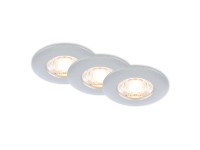 BRILONER Vestavné LED svítidlo chorm 3,6W 350lm 3000K IP44 pr. 65x25 mm, 3 ks BRILONER Vestavné LED svítidlo chorm 3,6W 350lm 3000K IP44 pr. 65x25 mm, 3 ks