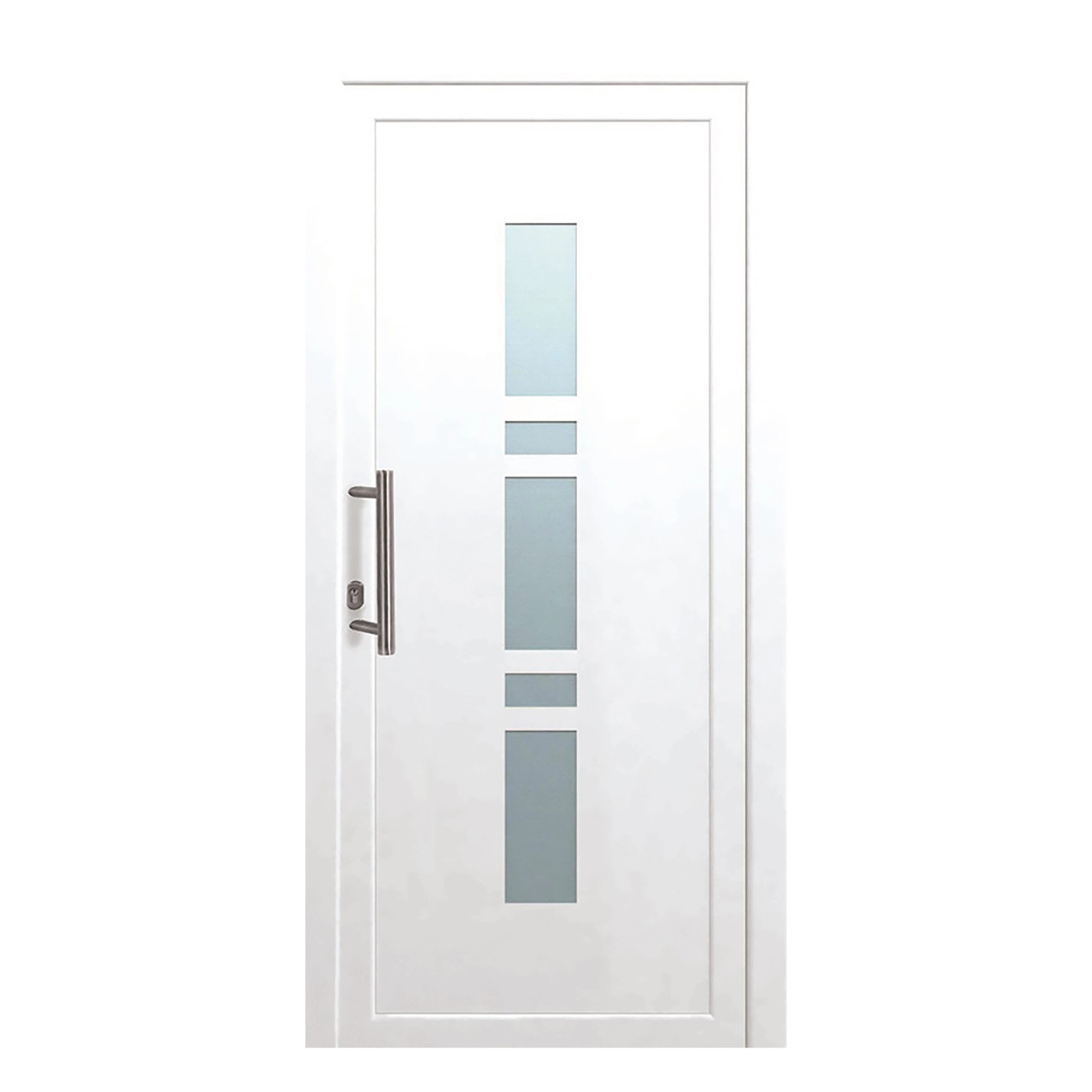 Panto Plastové vchodové dveře K017, bílá, 110 x 210 cm, L