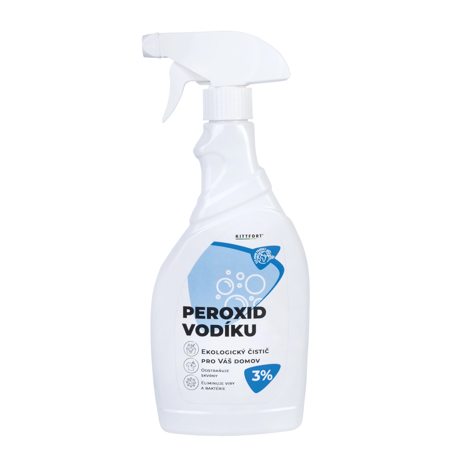 Kittfort Peroxid vodíku 3% rozprašovač, 500 ml