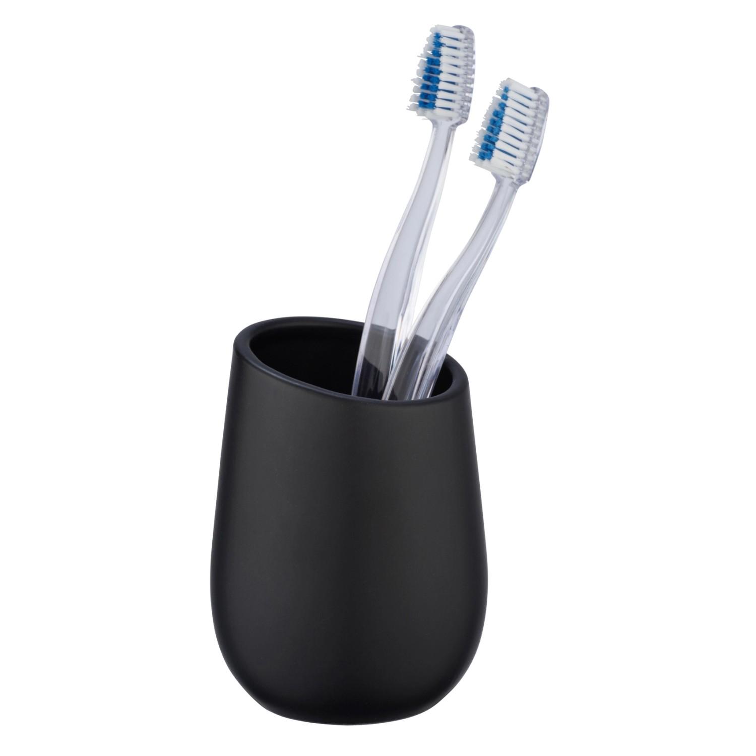 Kelímek na zubní kartáčky BADI, černý, WENKO černá
