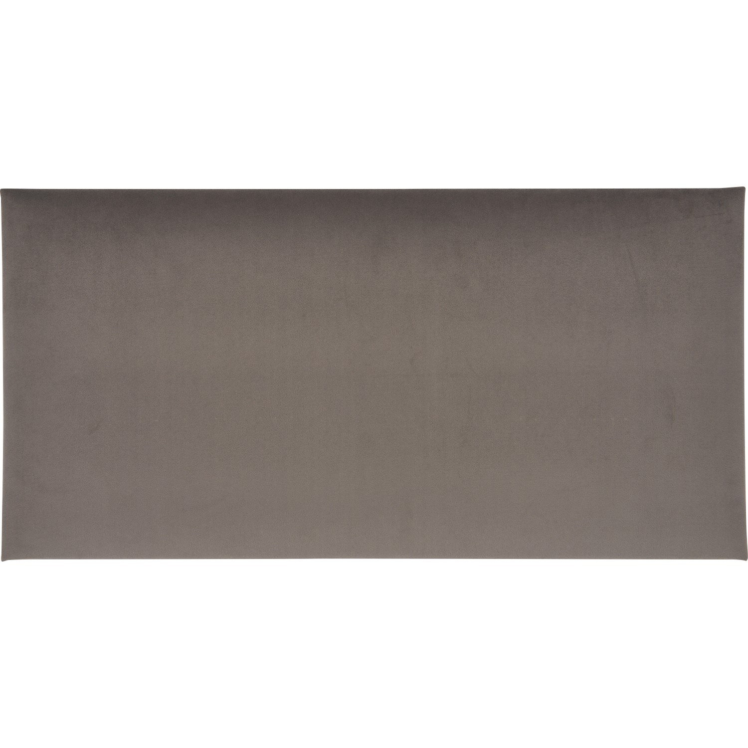 Nástěnný polstr obdélník 60 cm x 30 cm tmavě šedý sametový
