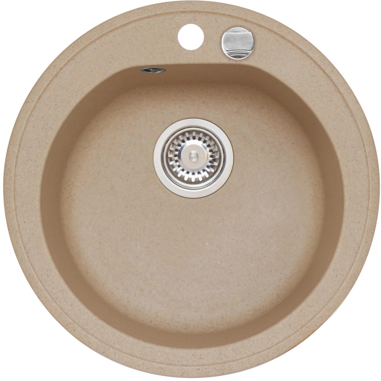 Alveus Granitový dřez Niagara 10, béžová, pr. 51 cm