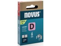 Novus Sponky z plochého drátu D 53 F, délka 6 mm, 1200 ks