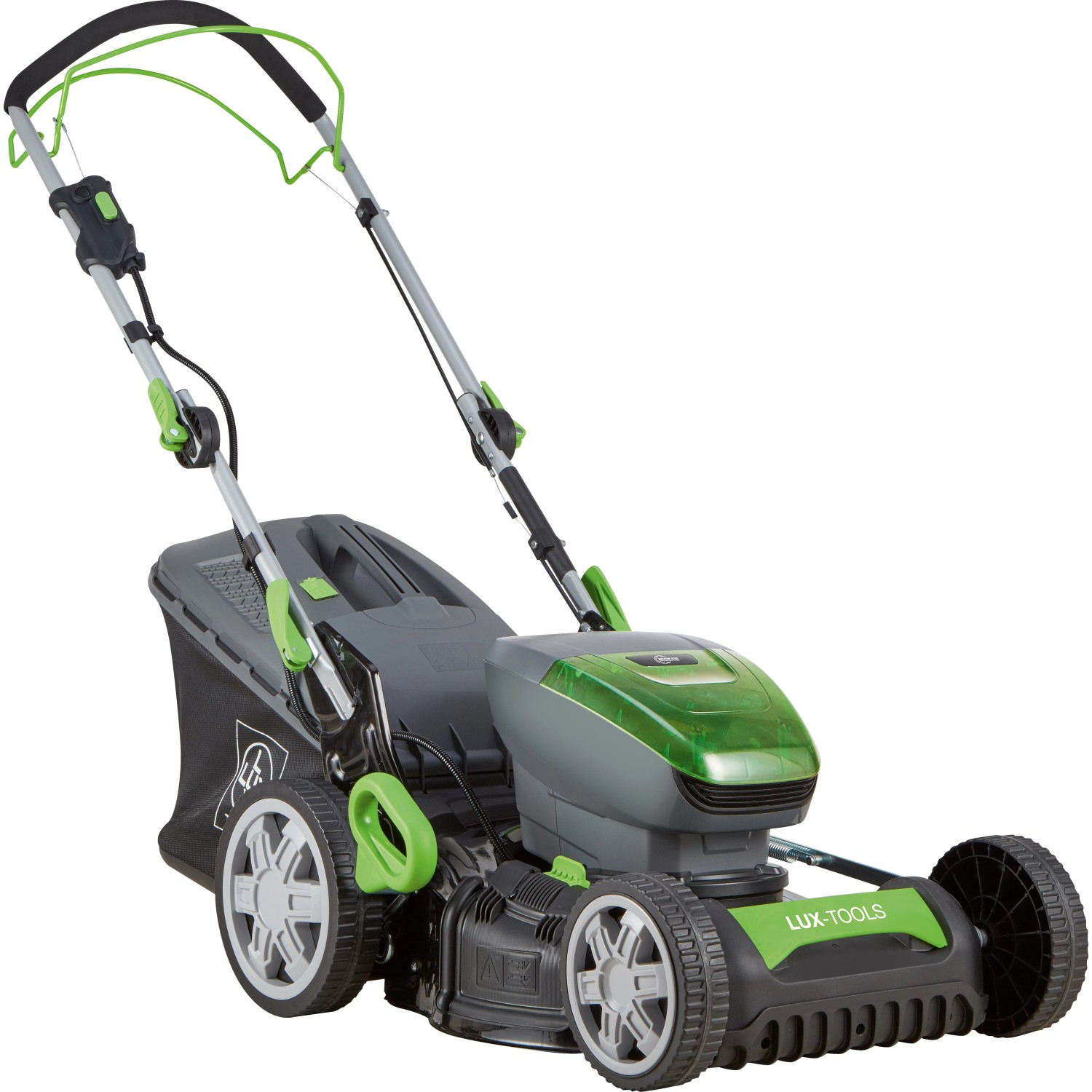 LUX-TOOLS 1 PowerSystem Aku sekačka na trávu A-RM-46-24 Set