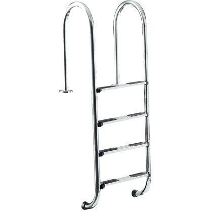 Summer Fun Bazénový žebřík z nerezové oceli 4stupňový široký 150 cm