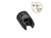 baliv Nástěnný sprchový držák, černý, 40 mm