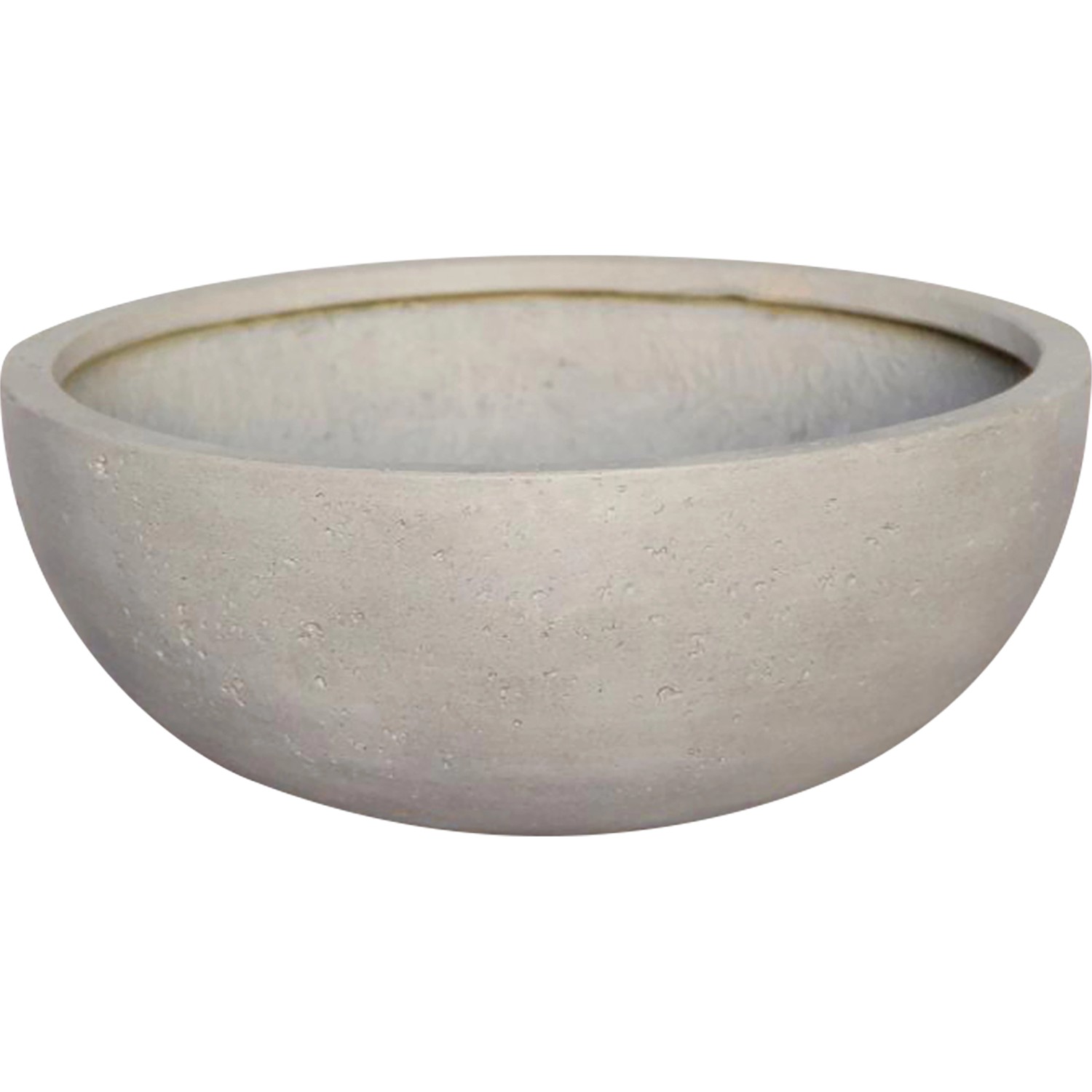 Nádoba na rostliny průměr 37 cm x 15 cm šedá