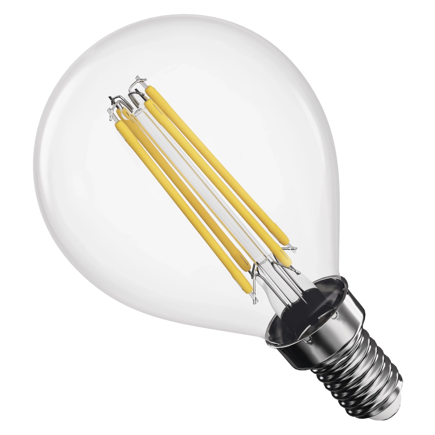 EMOS LED žárovka Filament Mini Globe, E14, 3,4W (40W), 470lm, 4000K