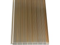 Komůrkové desky z PVC, 1,6 cm, bronzová barva, 200 x 20 cm Komůrkové desky z PVC, 1,6 cm, bronzová barva, 200 x 20 cm