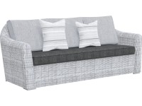 Náhradní podsedák na lounge pohovku New Orleans šedý