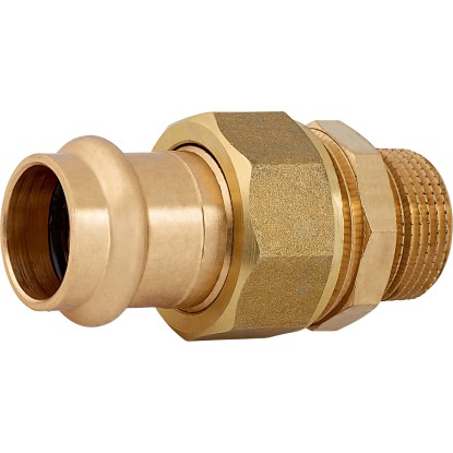 Lisovací šroubení červený bronz, pr. 22 mm x 26,4 mm (R 3/4), 1 ks