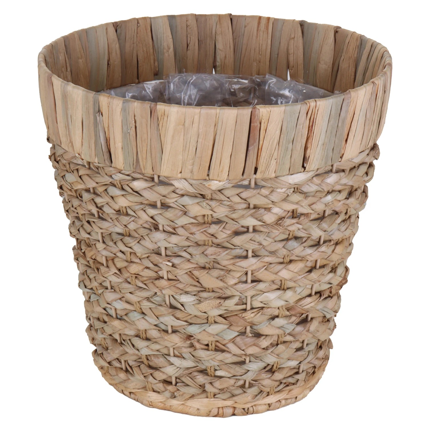 A.H.G. Květináč z banánových listů, béžová-přírodní, pr. 18 x 17,5 cm