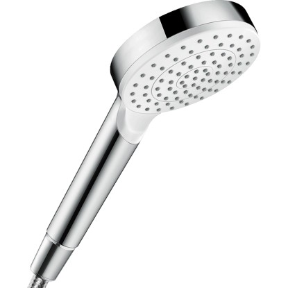 Hansgrohe Ruční sprcha Crometta 1jet EcoSmart, 9 l/min, bílá/chrom, pr. 100 mm