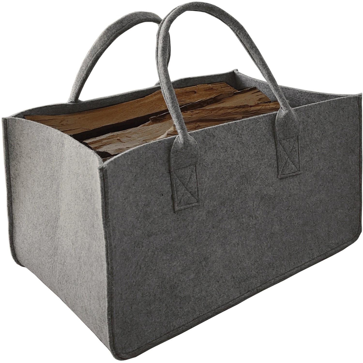 Filcová úložná taška skládací šedá