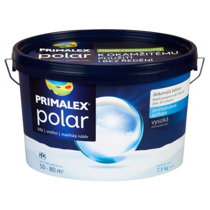 PRIMALEX Vnitřní malířský nátěr Polar bílý 7,5 kg