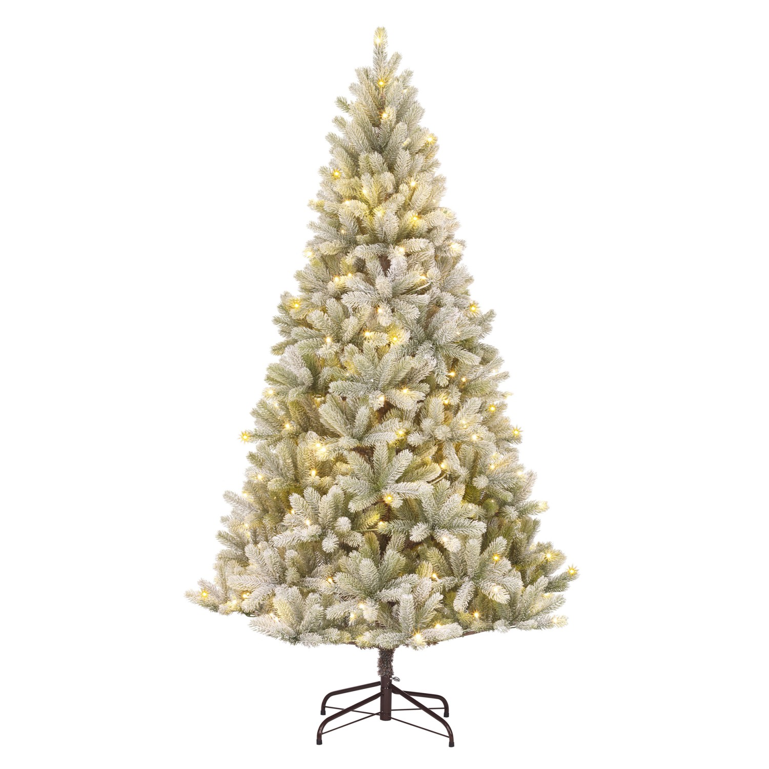 Black Box Trees Umělý vánoční stromeček Nagoya 200 LED zasněžený pr. 115 x 210cm