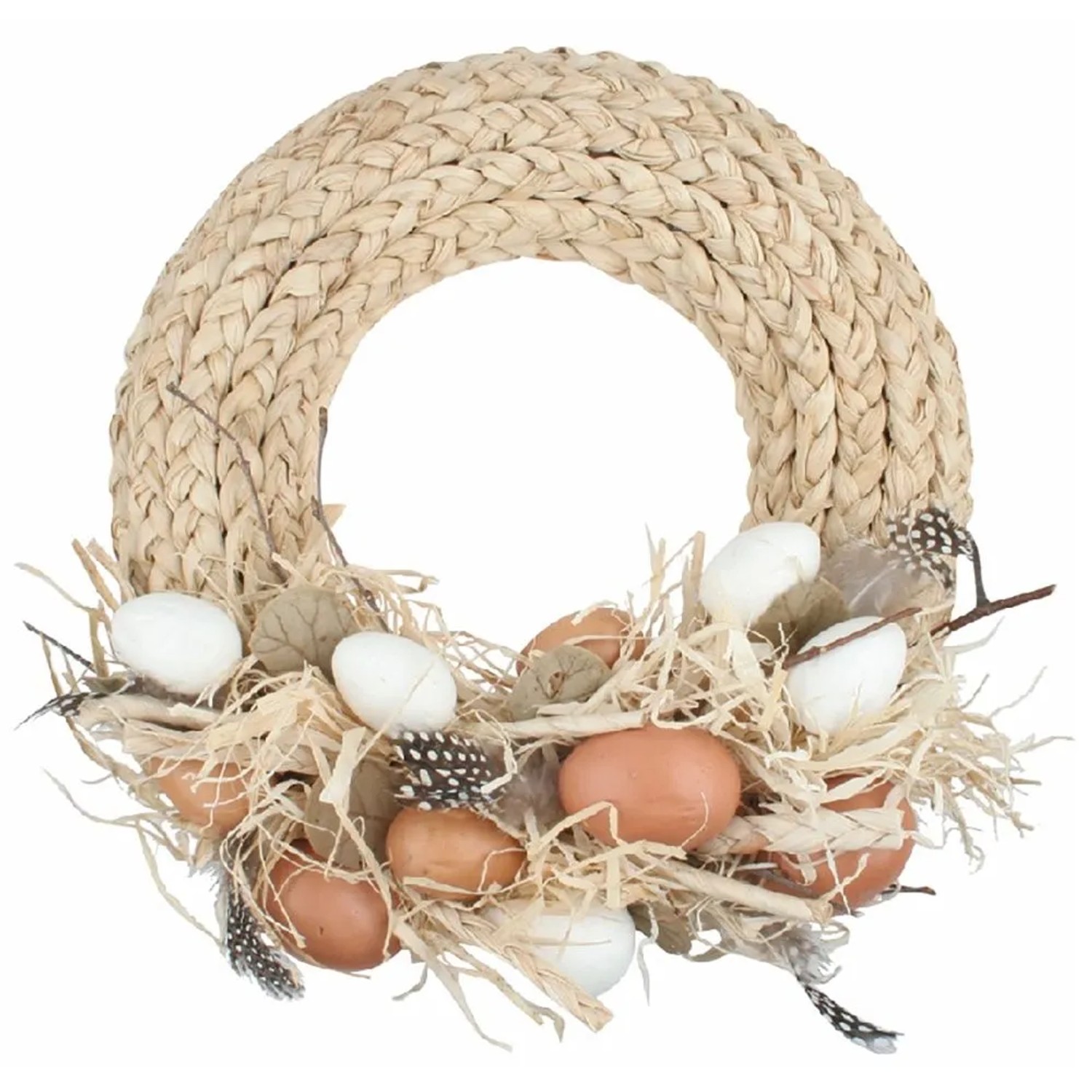 Anděl Přerov Velikonoční věnec přírodní 28 x 28 x 8 cm na zavěšení