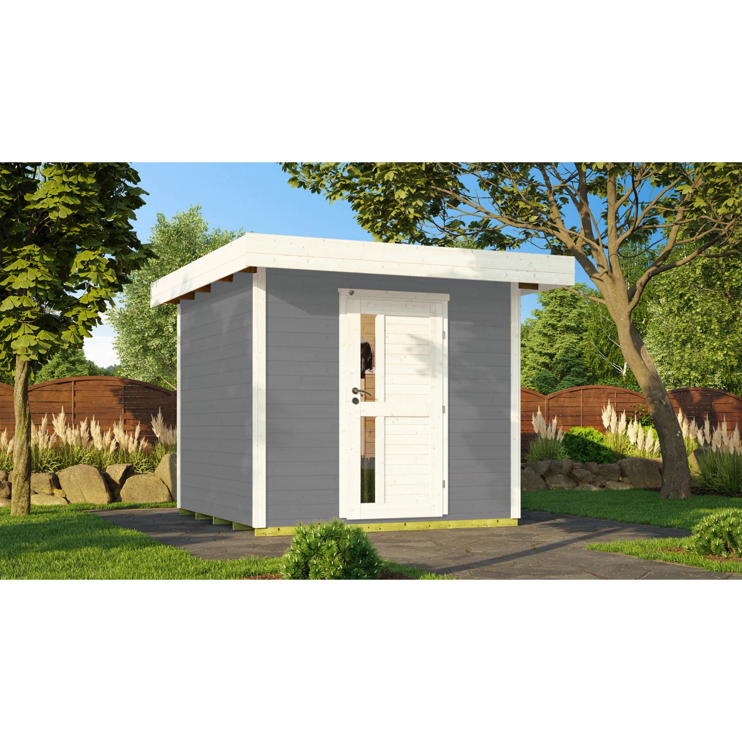 Weka Zahradní domek 172 vel. 1, šedá, 275 x 314 x 266 cm