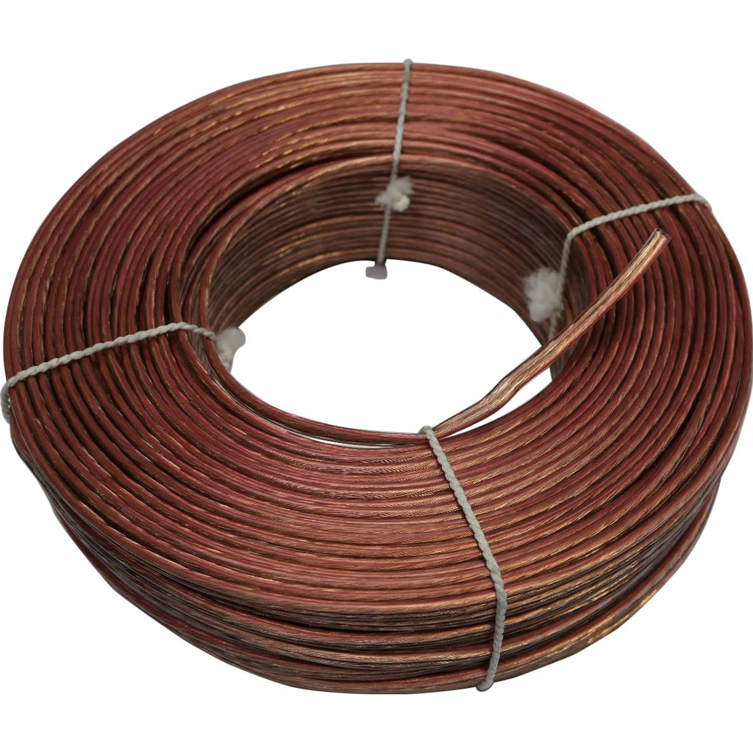 Reproduktorový vodič LSPR, transparentní, 2 x 1,5 mm2 - metráž