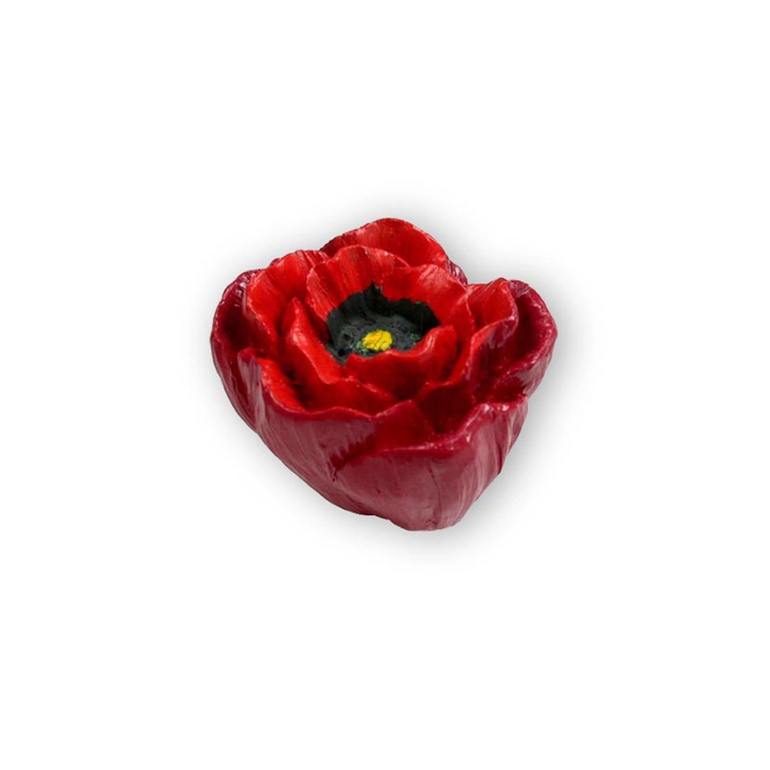 Knoflík H123 plast červený 50 mm x 47 mm x 35 mm