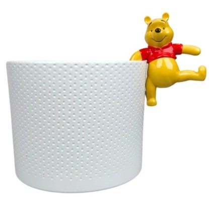 Disney Dekorace na květináč Pot Buddy Medvídek Pú, 10 x 8 x 7 cm