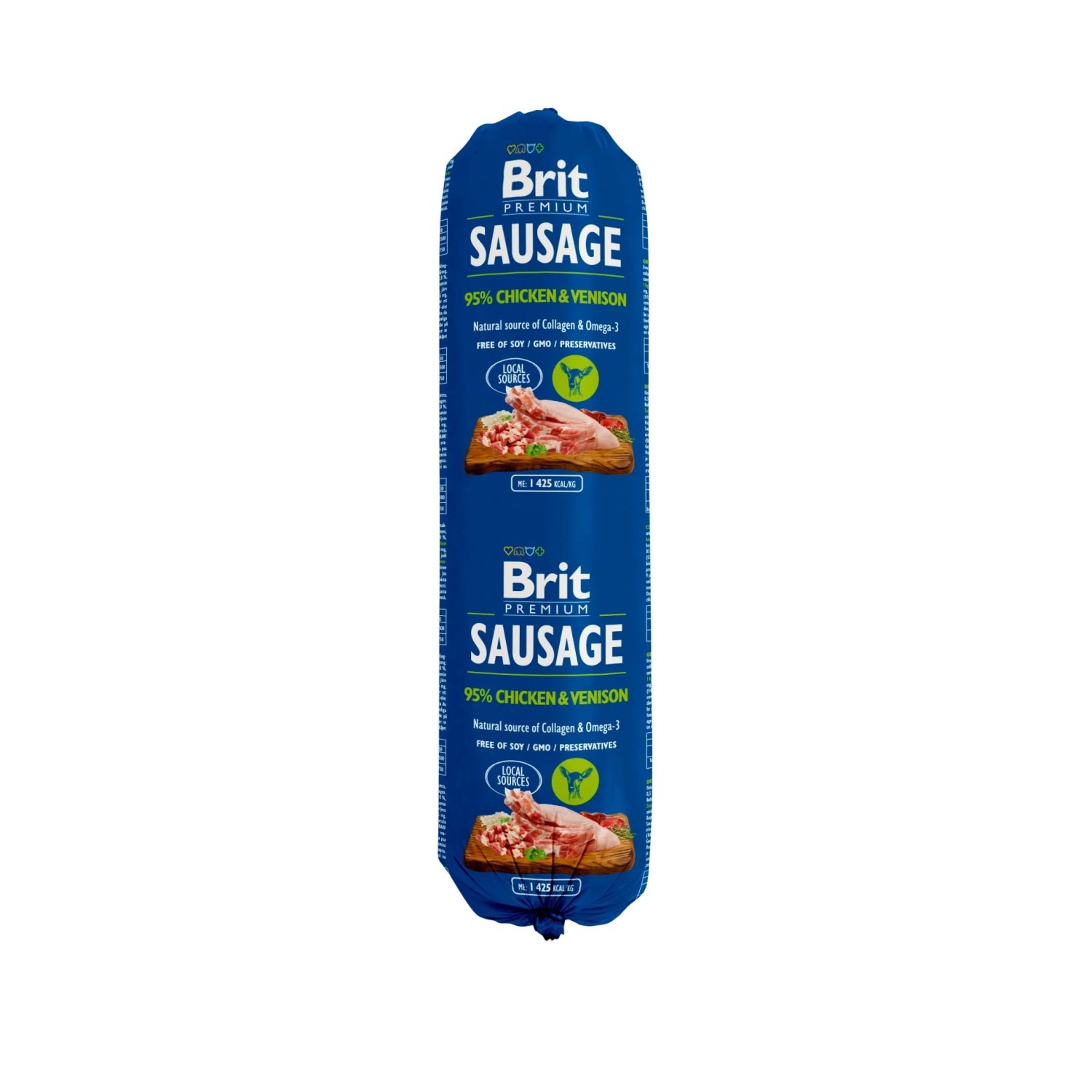 Brit Salám pro psy Sausage Chicken & Venison  800 g