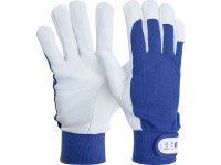 LUX-TOOLS Pracovní rukavice částečně kožené, vel. 10