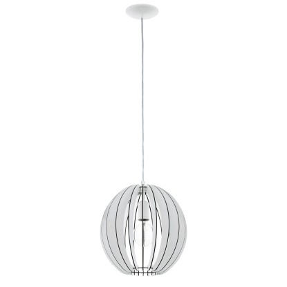 EGLO Závěsné svítidlo Cossano bílé, pr. 30 cm