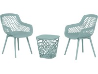 OBI Sestava zahradního nábytku Ubata plastová, zelená, 3dílná OBI Sestava zahradního nábytku Ubata plastová, zelená, 3dílná