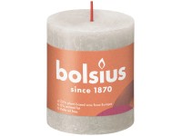 Bolsius Svíčka válcová Rustic Sandy Grey 68 x 80 mm