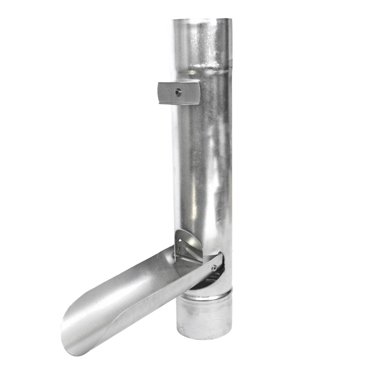 Sarei Klapka dešťového svodu bez síta DN 60, hliník-přírodní