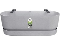 elho Květináč Greenville Easy Balcony betonově šedý, 52 x 19 x 21 cm