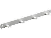 Hettich Věšáková lišta 4 háky bílá Hettich Věšáková lišta 4 háky bílá