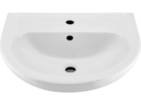 Závěsné keramické umyvadlo, bílá, 58 x 46 x 21 cm Závěsné keramické umyvadlo, bílá, 58 x 46 x 21 cm