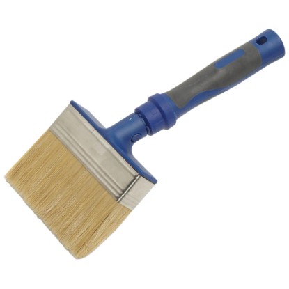 LUX-TOOLS Zahnutý plochý štětec 100 mm 2K