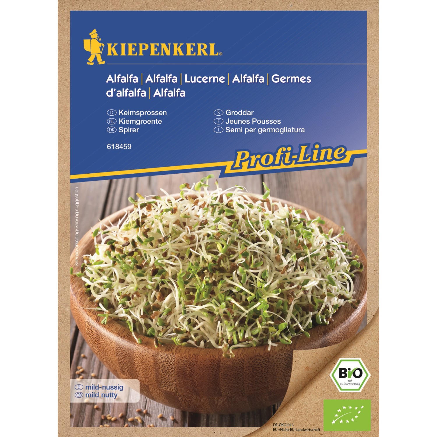 Kielpenkerl Výhonky BIO Alfalfa setá