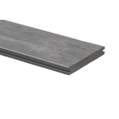 COVERNIT Terasové prkno WPC Strong, plné, 3D, světle šedá, 140 x 20 x 2000 mm