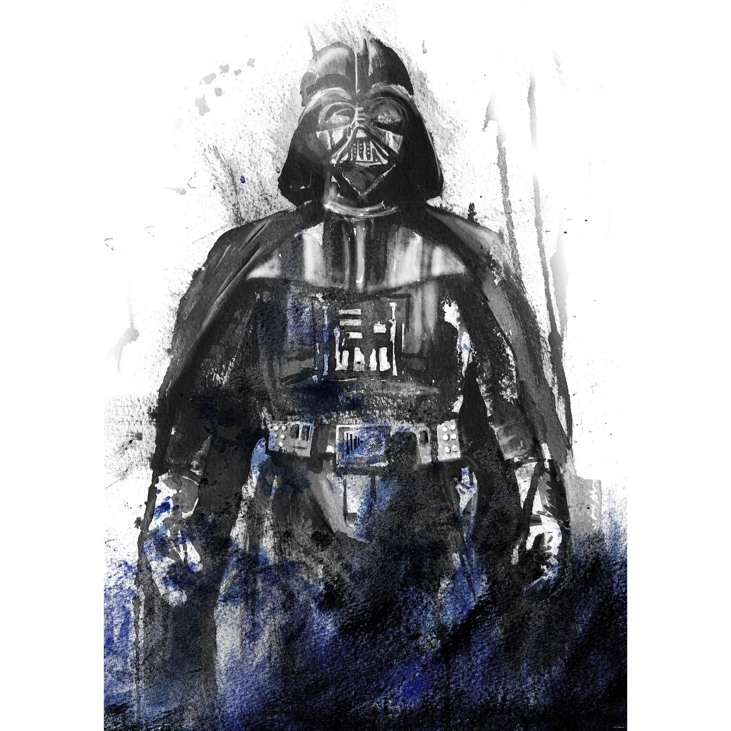 Komar Vliesová fototapeta Star Wars Watercolor Vader 200 x 280 cm