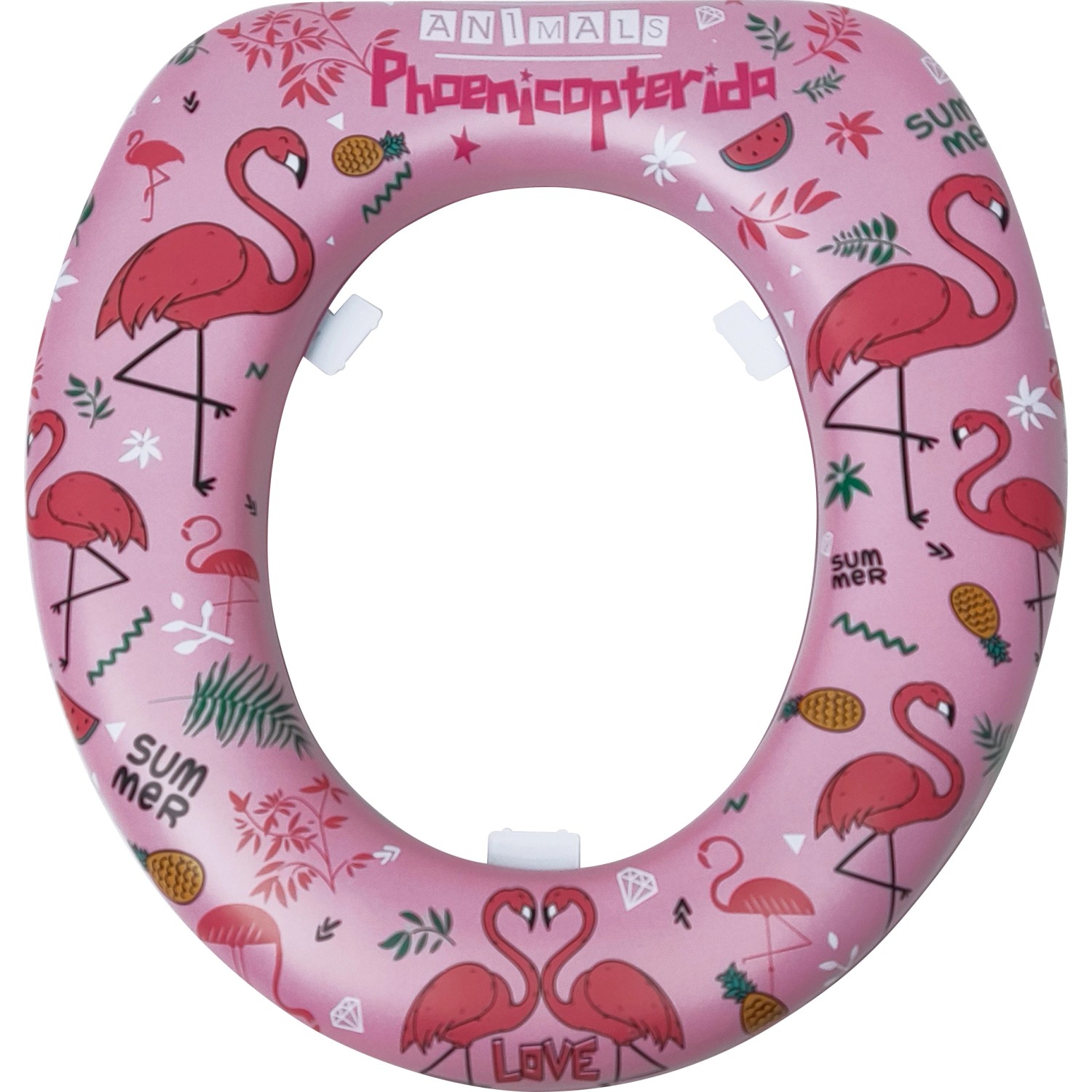 Dětské WC sedátko Flamingo, plast, oválné