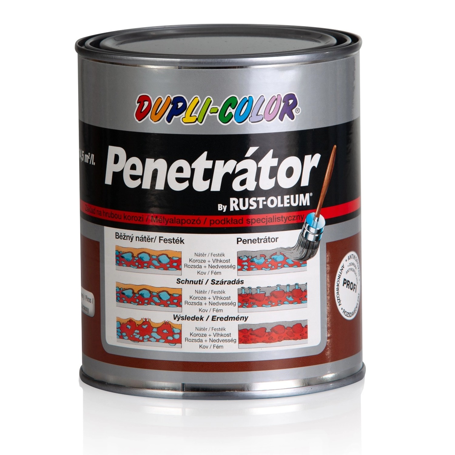 DUPLI-COLOR Penetrátor koroze Alkyton, červenohnědá, 750 ml