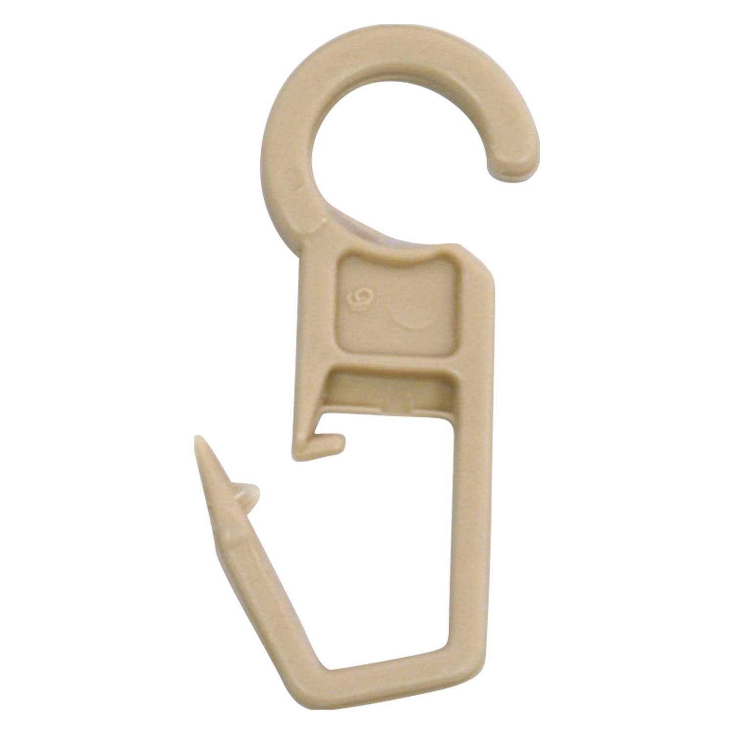 Gardinia Háček na záclony Lugano, přírodní, 10 ks